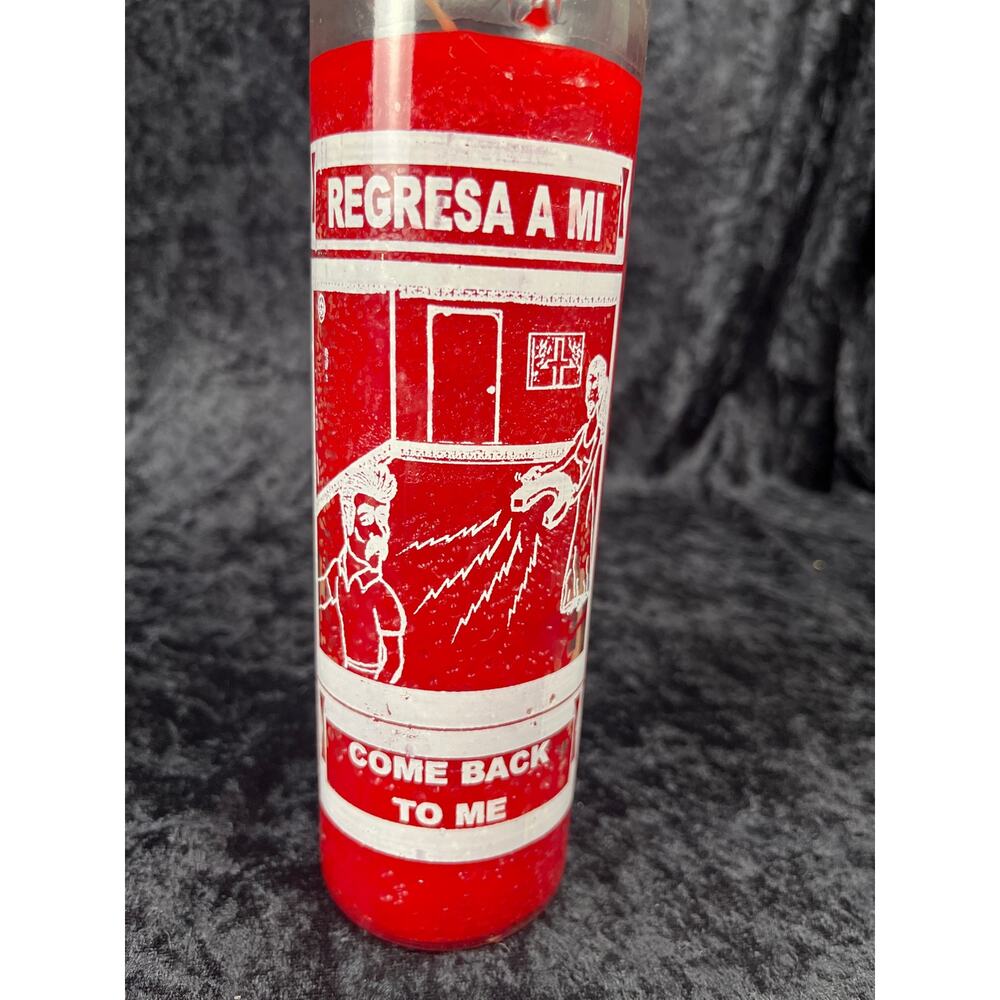Red Come Back to Me 7-Day Spiritual Candle, Regressa A Mi